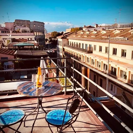Lägenhet Attico Loft & Rooftop Colosseo Rom